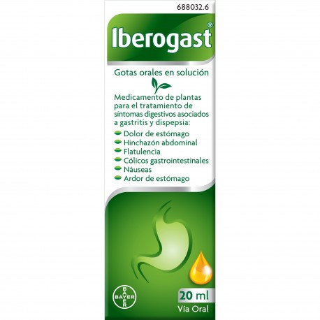Iberogast gotas orales en solución 20 ml (+ 12 años)